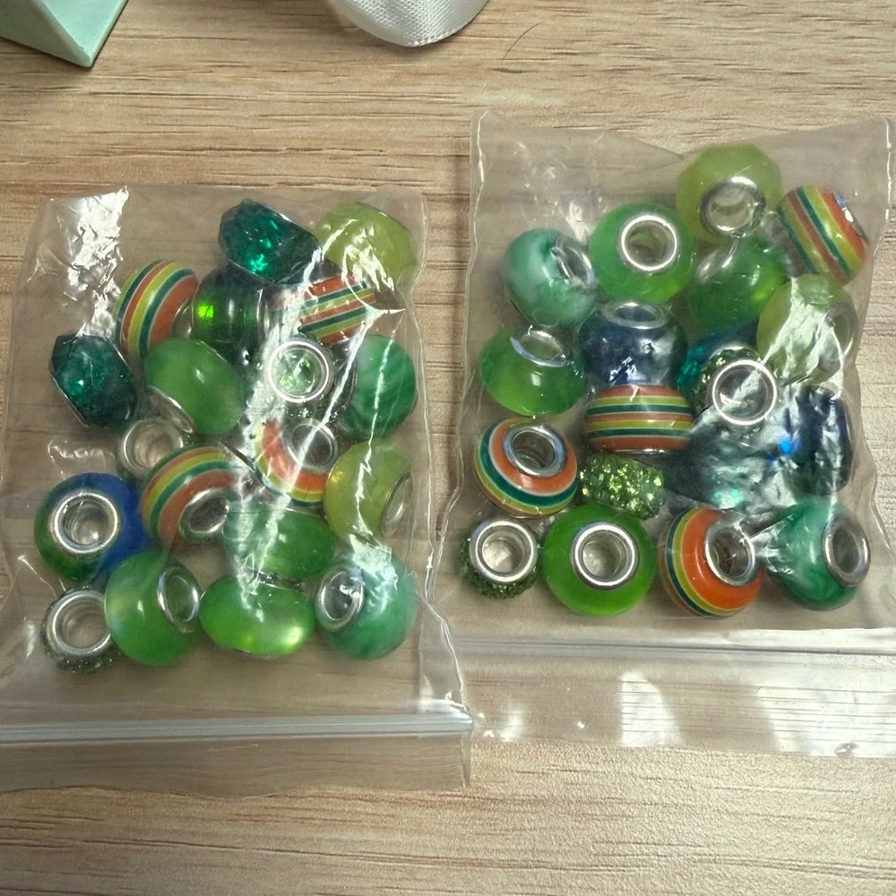 DIY Jewelry Making Kit Beads Charms Bracelet‎ Necklace Pendant Craft Supplies